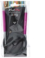 KnitPro Zing Rundstricknadeln 150cm 10,00 mm