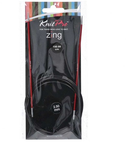 KnitPro Zing Rundstricknadeln 150cm 2,50 mm