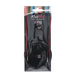 KnitPro Zing Rundstricknadeln 150cm 2mm - 12mm