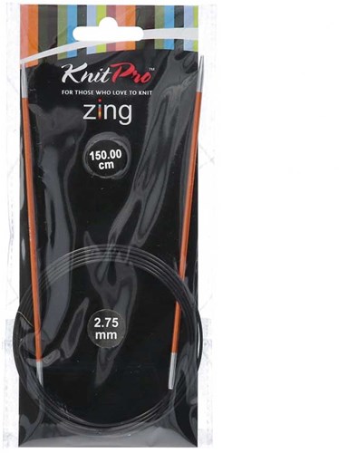 KnitPro Zing Rundstricknadeln 150cm 2,75 mm