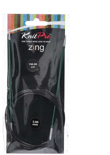 KnitPro Zing Rundstricknadeln 150cm 3,00 mm