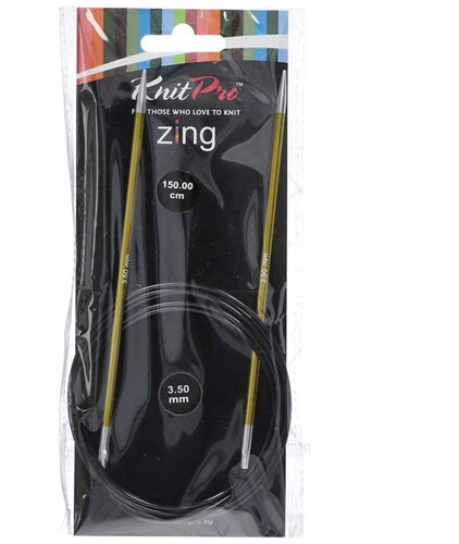 KnitPro Zing Rundstricknadeln 150cm 3,50 mm