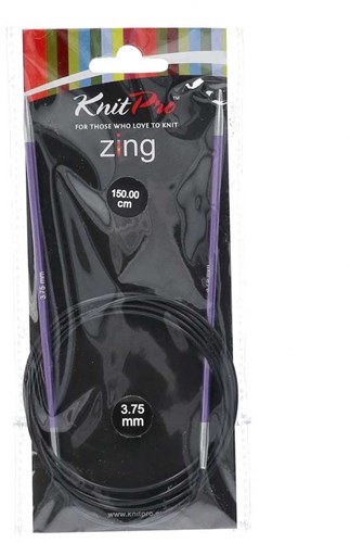 KnitPro Zing Rundstricknadeln 150cm 3,75 mm