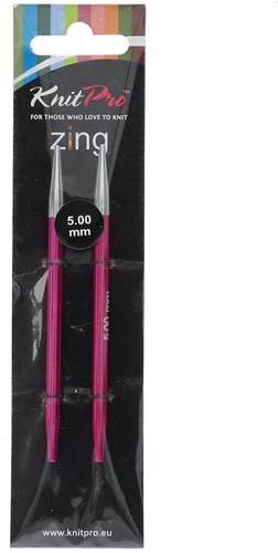 KnitPro Zing Kurze Austauschbare Rundstricknadeln 5,00 mm