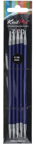 KnitPro Zing Nadelspiel 15cm 4,50 mm