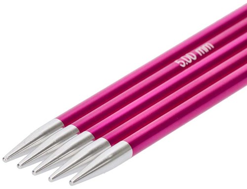 KnitPro Zing Nadelspiel 15cm 5,00 mm-3