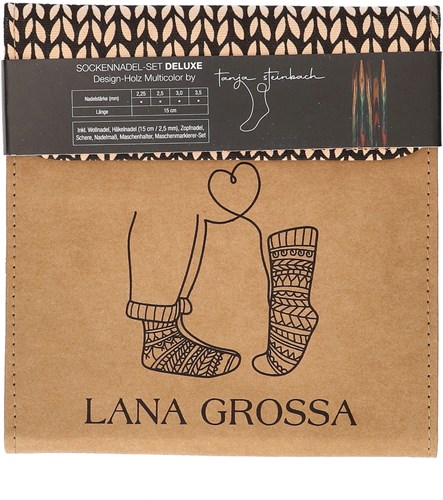 Lana Grossa Sockennadeln Set Deluxe Holz