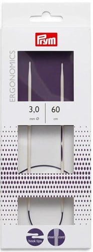Prym Rundstricknadel Ergonomisch 60 cm 3,00 mm