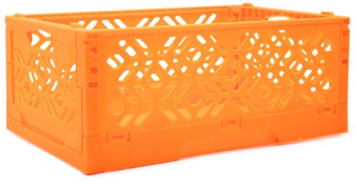Wollplatz Faltbare Aufbewahrungskiste Orange