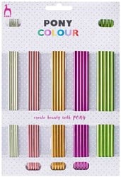 Pony Color Sockennadel-Set, 20 cm, 2,50-4,50 mm, gepunktet