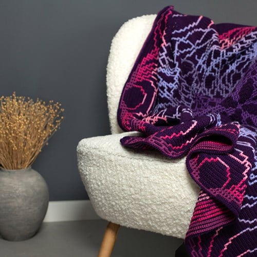 Inner Circle Purple/ Pink Hakelpaket - Enthält digitales Anleitung-2