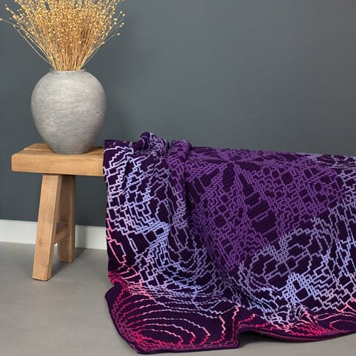 Inner Circle Purple/ Pink Hakelpaket - Enthält digitales Anleitung