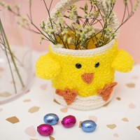 Häkelanleitung Osternest Küken-3