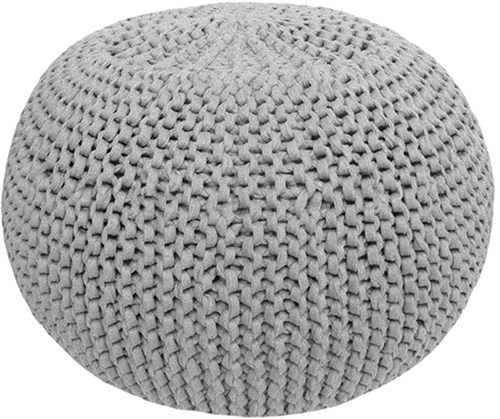 Strickanleitung RibbonXL Pouf