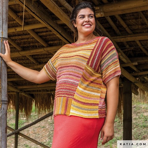 Strickanleitung Paraiso Damen Top