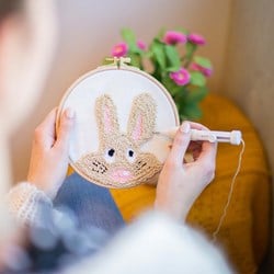 Wollplatz Punchvorlage Ostern (Schablone)