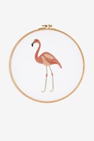 Borduurpatroon Flamingo