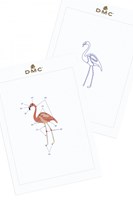 Borduurpatroon Flamingo