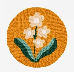 Punch Needle Anleitung Spring Anemone Blume