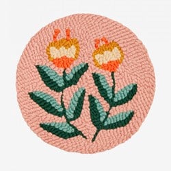 Punch Needle Anleitung High Summer Blume