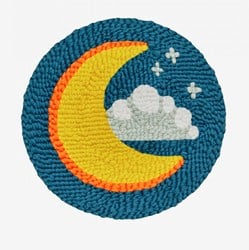 Punch Needle Anleitung Mond