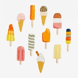 Borduurpatroon Ice Lollies