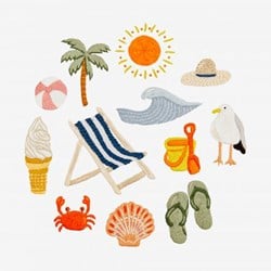 Stickanleitung Beach Day
