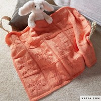 Strickanleitung Katia Twist Babydecke