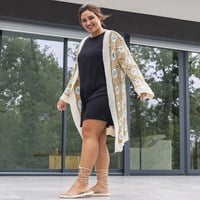 Panama Granny Square lange Strickjacke Hkelanleitung