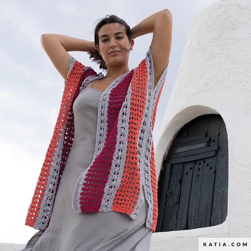Katia Crochet 121 magazine Fair Cotton