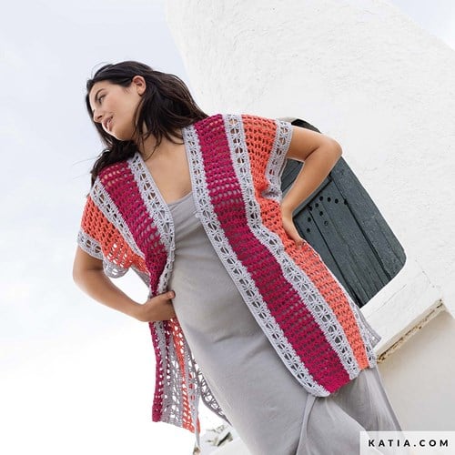Katia Crochet 121 magazine Fair Cotton
