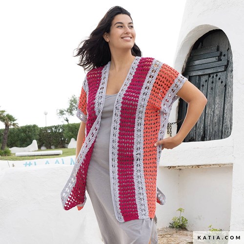 Katia Crochet 121 magazine Fair Cotton
