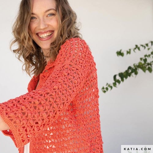Katia Crochet 121 magazine Fair Cotton