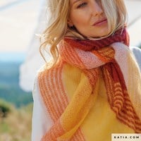 Strickanleitung Mohair Shades Stola