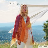Strickanleitung Mohair Shades Stola-2