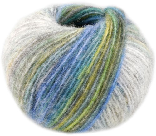 Lana Grossa Picasso 002 Silbergrau/Weiß/Vanille/Hellblau/-Grau/-Grün/Dunkelgrün/Oliv/Limette