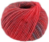 Lana Grossa Picasso 012 Wein-/Kirsch-/Feuerrot/Braunrot/Nougat