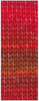 Lana Grossa Picasso 012 Wein-/Kirsch-/Feuerrot/Braunrot/Nougat-2