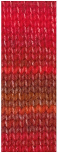 Lana Grossa Picasso 012 Wein-/Kirsch-/Feuerrot/Braunrot/Nougat-2