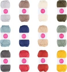 Pink Label Cotton Tube Alle Farben Paket