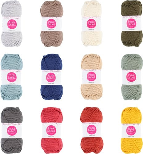 Pink Label Cotton Tube Alle Farben Paket