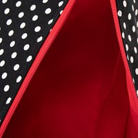 Stricktasche Polka Dots Schwarz-2