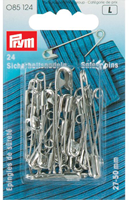 Prym Sicherheitsnadeln Stahl No. 0-3 Silber