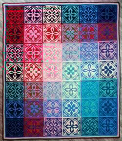 Burst of Joy Decke Garn- & Häkelpaket Colour Crafter - Anke Wintermans