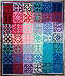 Burst of Joy Decke Garn- & Häkelpaket Colour Crafter - Anke Wintermans