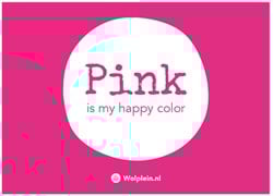 Pink Label Postkarte