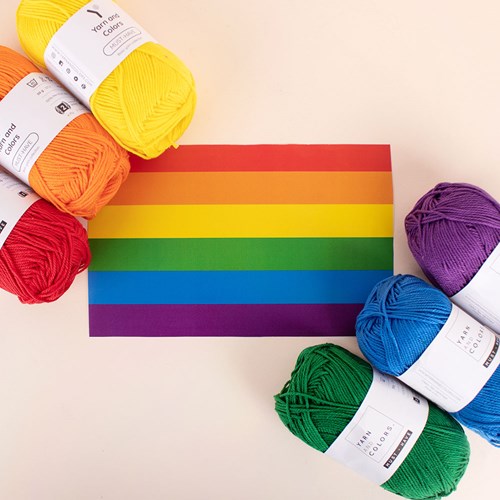 Yarn and Colors Farbpaket Pride 009 Rainbow