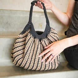 Häkelanleitung Reversible Barley Bag