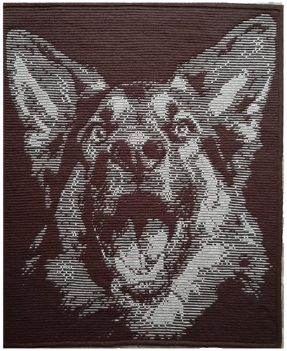 Rebel - Schäferhund Decke - Häkelpaket von Anke Wintermans