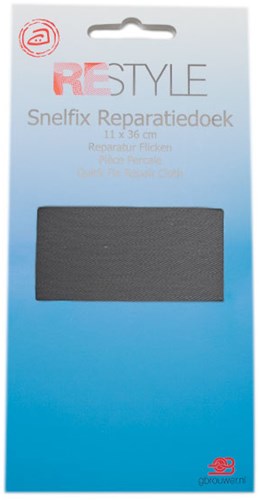 Restyle Reparatur Flicken Grau